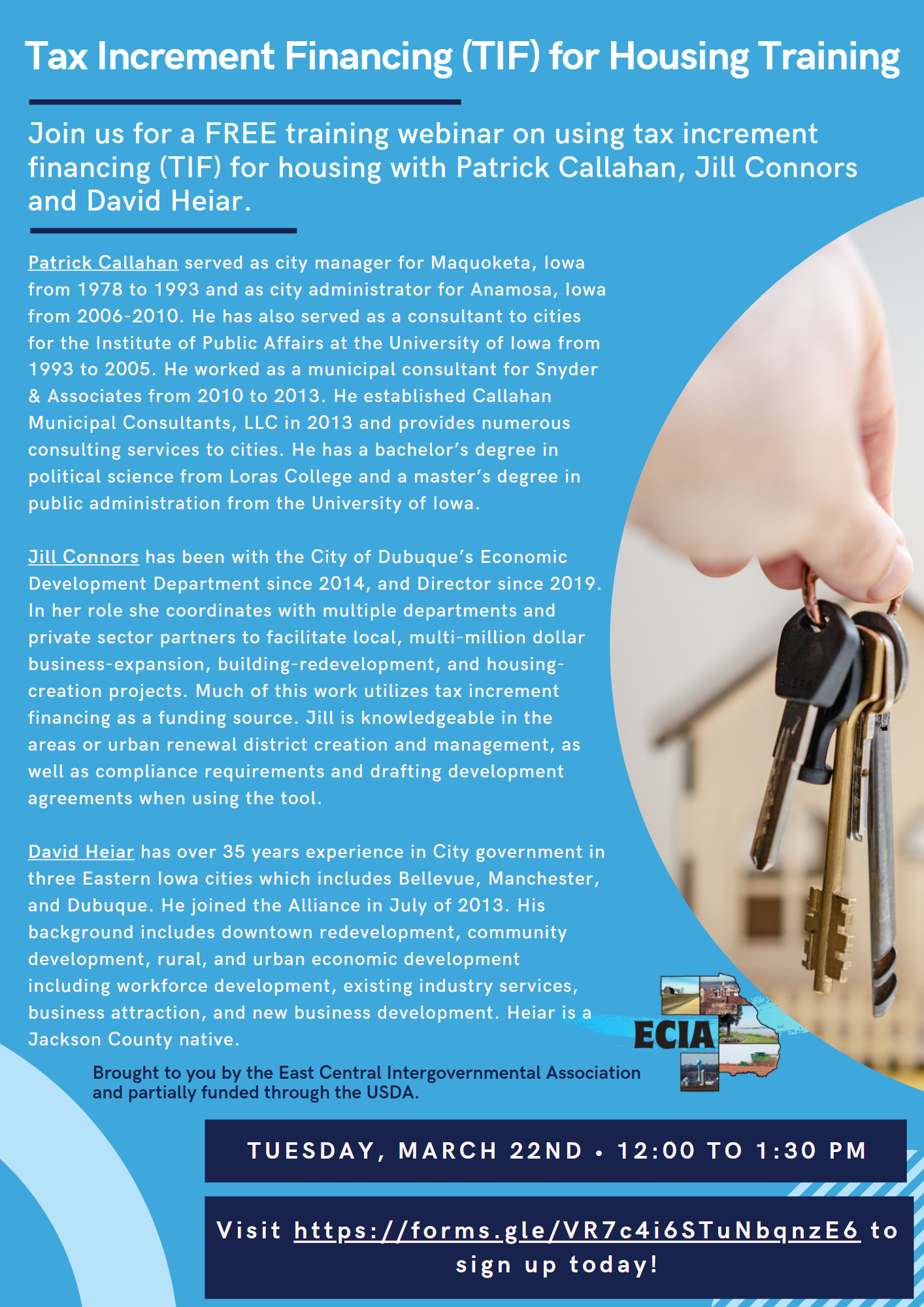 TIF for Housing Training Flyer 3-22-22